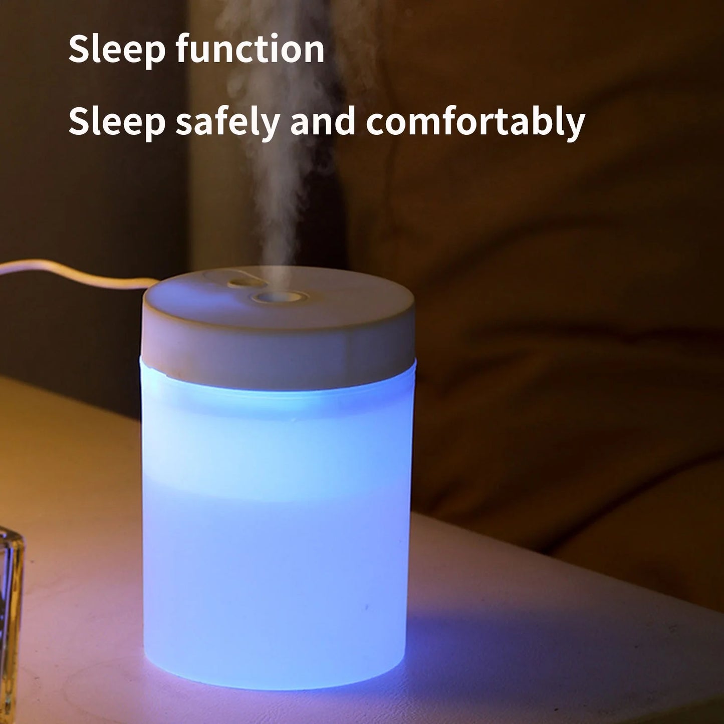 Humidifiers for Bedroom, 200ML Car SD11 Mini USB Colorful Cup Humidifier