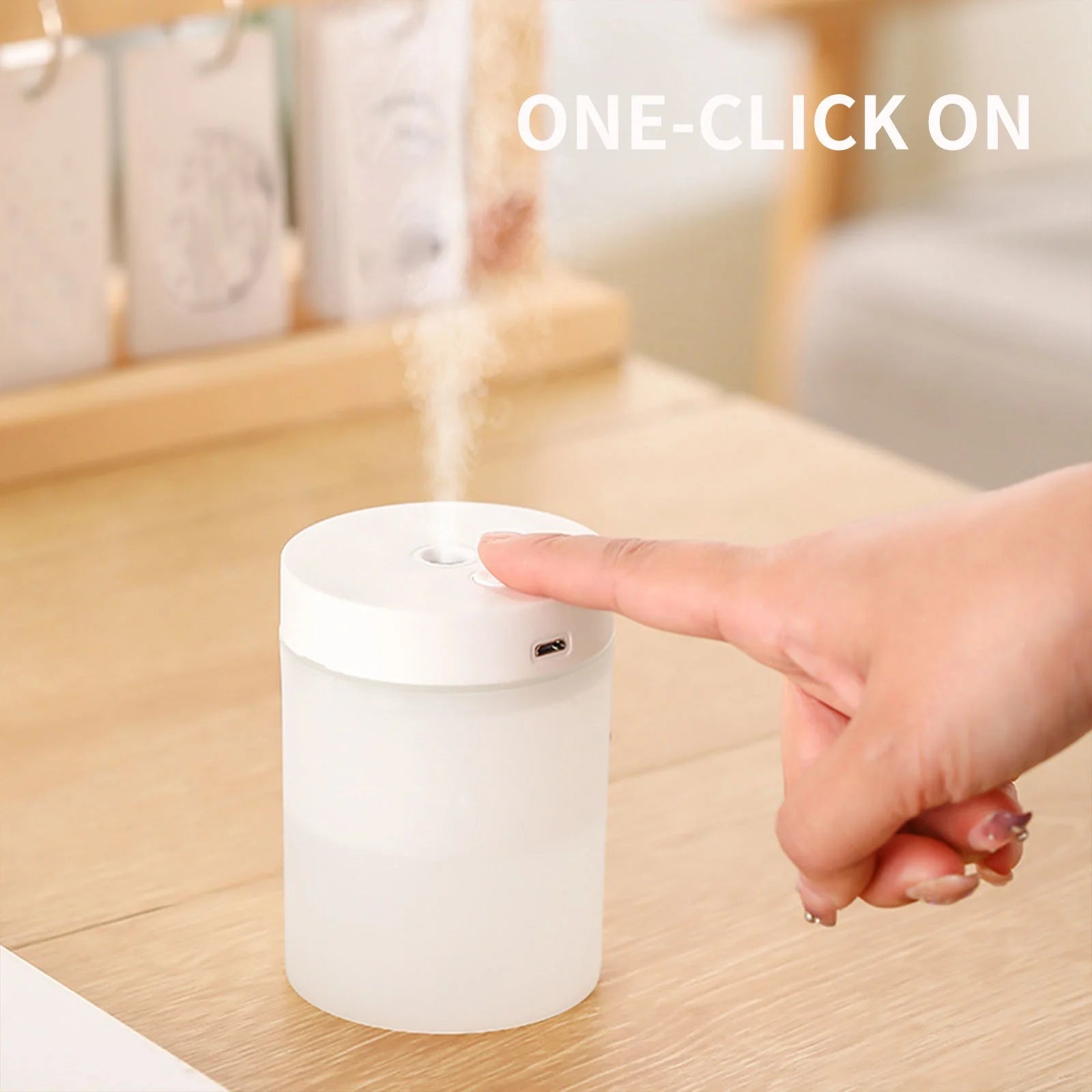 Humidifiers for Bedroom, 200ML Car SD11 Mini USB Colorful Cup Humidifier